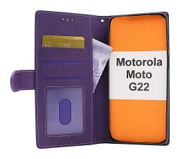 billigamobilskydd.se Zipper Standcase Wallet Motorola Moto G22