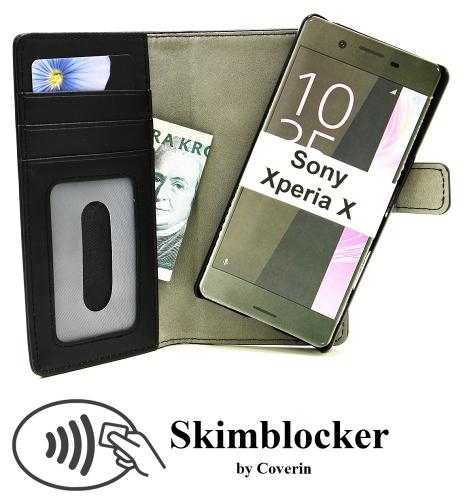 Coverin Skimblocker Magneettikotelo Sony Xperia X (F5121)