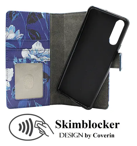 Coverin Skimblocker Sony Xperia 10 II Magneetti Puhelimen Kuoret Design
