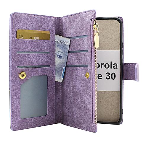 billigamobilskydd.se XL Standcase Luksuskotelo puhelimeen Motorola Edge 30