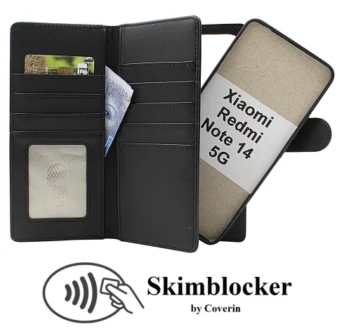 Coverin Skimblocker Xiaomi Redmi Note 14 5G XL Magneetti Puhelimen Kuoret