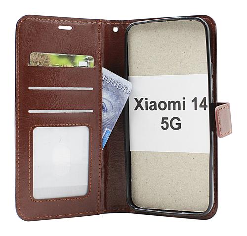 billigamobilskydd.se Crazy Horse Lompakko Xiaomi 14 5G