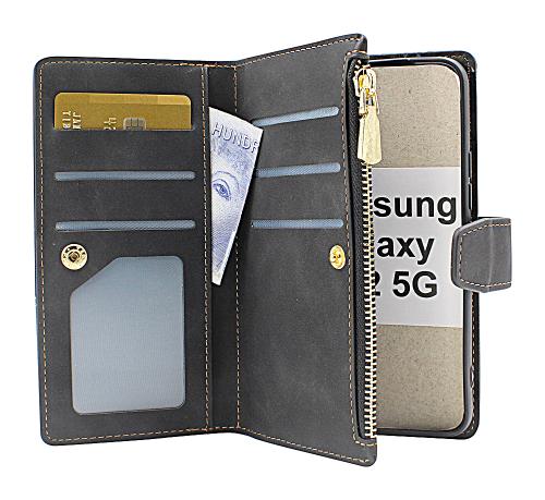 billigamobilskydd.se XL Standcase Luksuskotelo puhelimeen Samsung Galaxy S22 5G