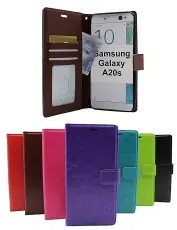 billigamobilskydd.se Crazy Horse Lompakko Samsung Galaxy A20s (A207F/DS)