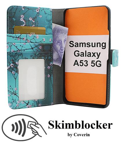 Coverin Skimblocker Design Magneettilompakko Samsung Galaxy A53 5G