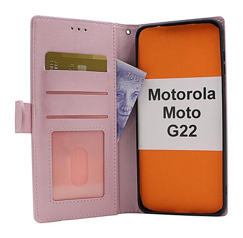 billigamobilskydd.se Zipper Standcase Wallet Motorola Moto G22