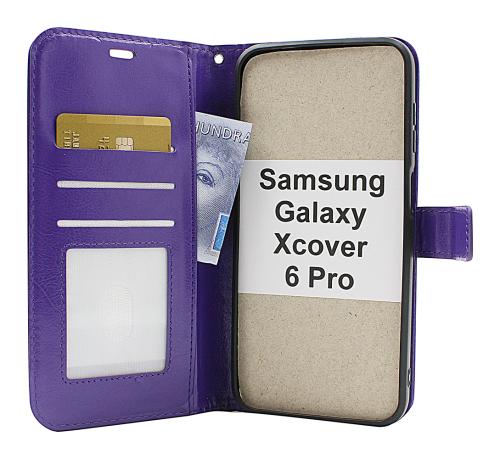 billigamobilskydd.se Crazy Horse Lompakko Samsung Galaxy XCover6 Pro 5G