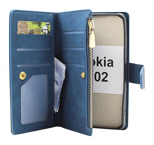 billigamobilskydd.se XL Standcase Luksuskotelo puhelimeen Nokia C02