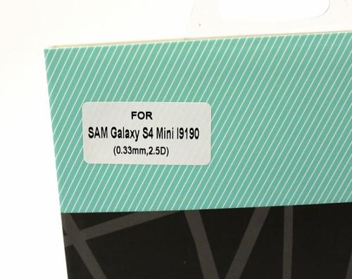 billigamobilskydd.se Näytönsuoja karkaistusta lasista Samsung Galaxy S4 MINI (I9190)
