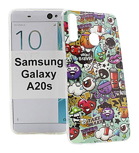 billigamobilskydd.se TPU-Designkotelo Samsung Galaxy A20s (A207F/DS)