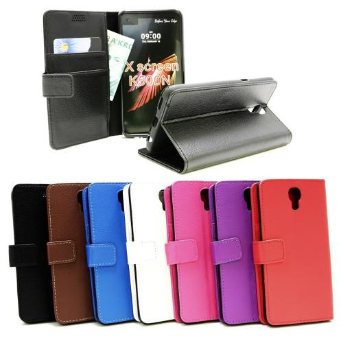 billigamobilskydd.se Jalusta Lompakkokotelo LG X Screen (K500N)