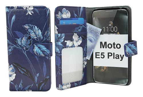 Coverin Skimblocker Design Magneettilompakko Moto E5 Play / E5 Play Go (XT1920-16)