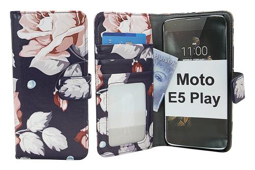 Coverin Skimblocker Design Magneettilompakko Moto E5 Play / E5 Play Go (XT1920-16)