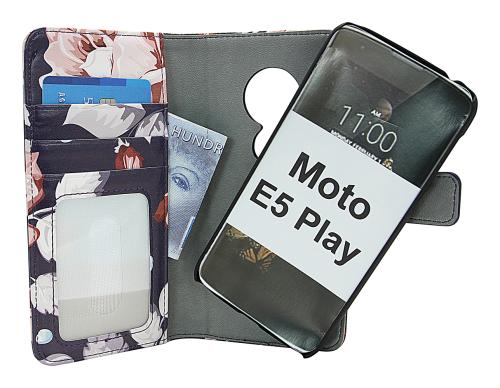 Coverin Skimblocker Design Magneettilompakko Moto E5 Play / E5 Play Go (XT1920-16)