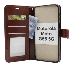billigamobilskydd.se Crazy Horse Motorola Moto G55 5G Puhelimen Kuoret