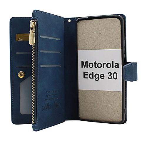 billigamobilskydd.se XL Standcase Luksuskotelo puhelimeen Motorola Edge 30