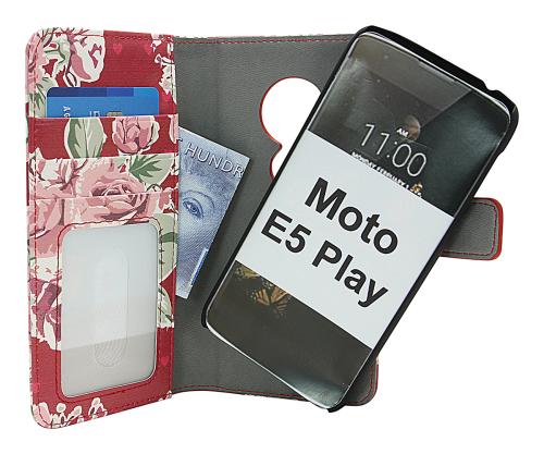 Coverin Skimblocker Design Magneettilompakko Moto E5 Play / E5 Play Go (XT1920-16)