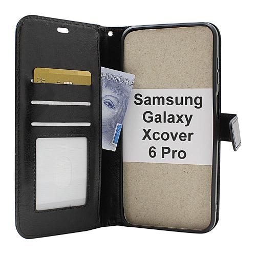 billigamobilskydd.se Crazy Horse Lompakko Samsung Galaxy XCover6 Pro 5G