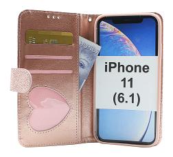 billigamobilskydd.se Standcase Glitter Wallet iPhone 11 (6.1)