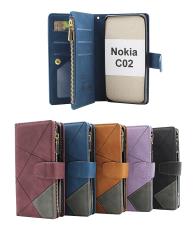 billigamobilskydd.se XL Standcase Luksuskotelo puhelimeen Nokia C02