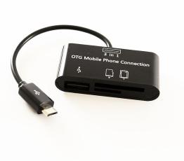 billigamobilskydd.se Kortlæser Micro USB 3in1