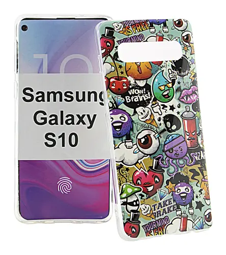 billigamobilskydd.se TPU-Designkotelo Samsung Galaxy S10 (G973F)