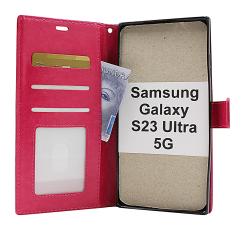 billigamobilskydd.se Crazy Horse Lompakko Samsung Galaxy S23 Ultra 5G