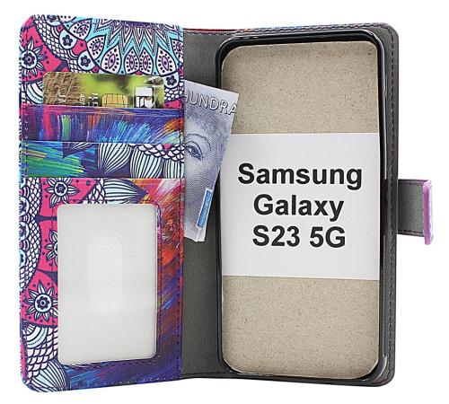 Coverin Skimblocker Design Magneettilompakko Samsung Galaxy S23 5G