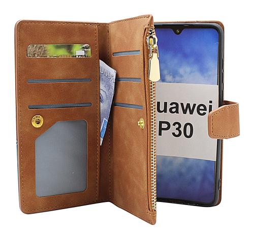 billigamobilskydd.se XL Standcase Luksuskotelo puhelimeen Huawei P30 (ELE-L29)