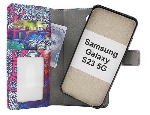 Coverin Skimblocker Design Magneettilompakko Samsung Galaxy S23 5G