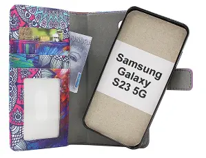 Coverin Skimblocker Design Magneettilompakko Samsung Galaxy S23 5G