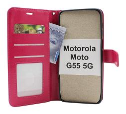 billigamobilskydd.se Crazy Horse Motorola Moto G55 5G Puhelimen Kuoret