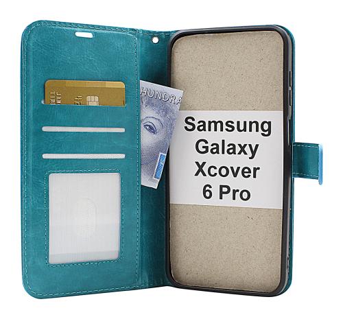 billigamobilskydd.se Crazy Horse Lompakko Samsung Galaxy XCover6 Pro 5G