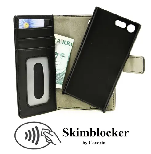 Coverin Skimblocker Magneettikotelo Sony Xperia X Compact (F5321)