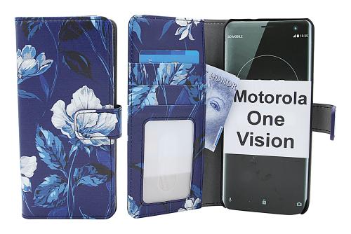 Coverin Skimblocker Design Magneettilompakko Motorola One Vision