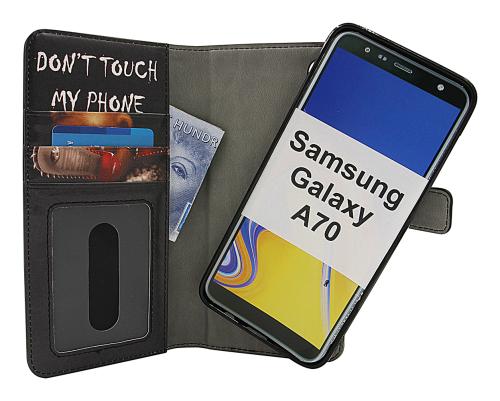 Coverin Skimblocker Design Magneettilompakko Samsung Galaxy A70 (A705F/DS)