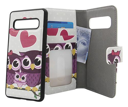 Coverin Skimblocker Design Magneettilompakko Samsung Galaxy S10 (G973F)