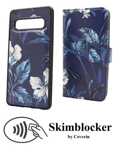 Coverin Skimblocker Design Magneettilompakko Samsung Galaxy S10 (G973F)