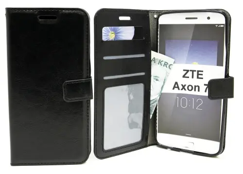 billigamobilskydd.se Crazy Horse Lompakko ZTE Axon 7