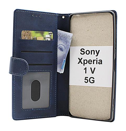 billigamobilskydd.se Zipper Standcase Wallet Sony Xperia 1 V 5G (XQ-DQ72)
