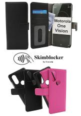 Coverin Skimblocker Magneettikotelo Motorola One Vision