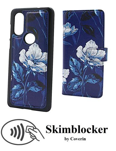 Coverin Skimblocker Design Magneettilompakko Motorola One Vision