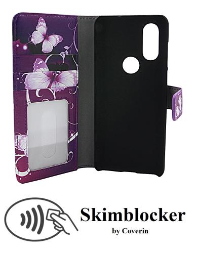 Coverin Skimblocker Design Magneettilompakko Motorola One Vision