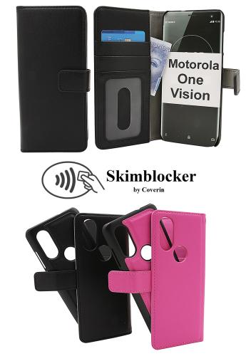 Coverin Skimblocker Magneettikotelo Motorola One Vision