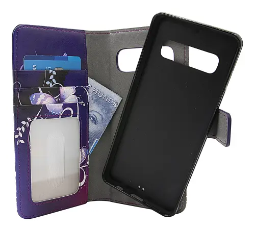 Coverin Skimblocker Design Magneettilompakko Samsung Galaxy S10 (G973F)