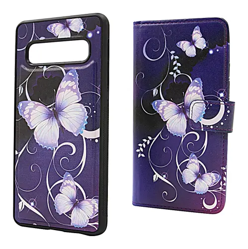 Coverin Skimblocker Design Magneettilompakko Samsung Galaxy S10 (G973F)