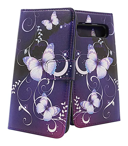 Coverin Skimblocker Design Magneettilompakko Samsung Galaxy S10 (G973F)