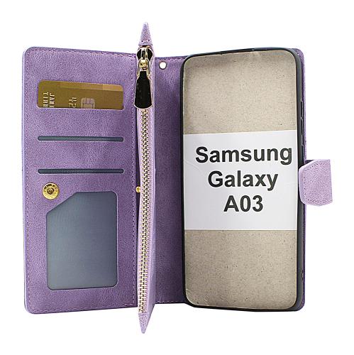 billigamobilskydd.se XL Standcase Luksuskotelo puhelimeen Samsung Galaxy A03 (A035G/DS)
