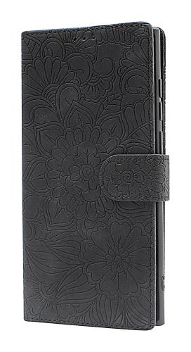 billigamobilskydd.se Flower Standcase Wallet Samsung Galaxy S22 Ultra 5G