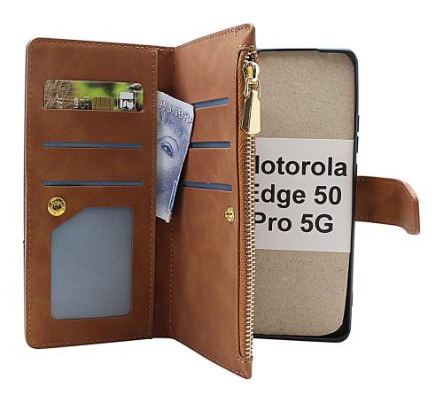 billigamobilskydd.se XL Standcase Luksuskotelo puhelimeen Motorola Edge 50 Pro 5G